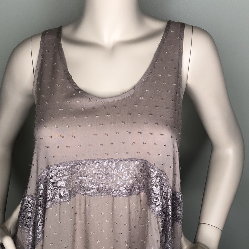 Mocha Detailed Boho tunic top - Picture 9 of 14